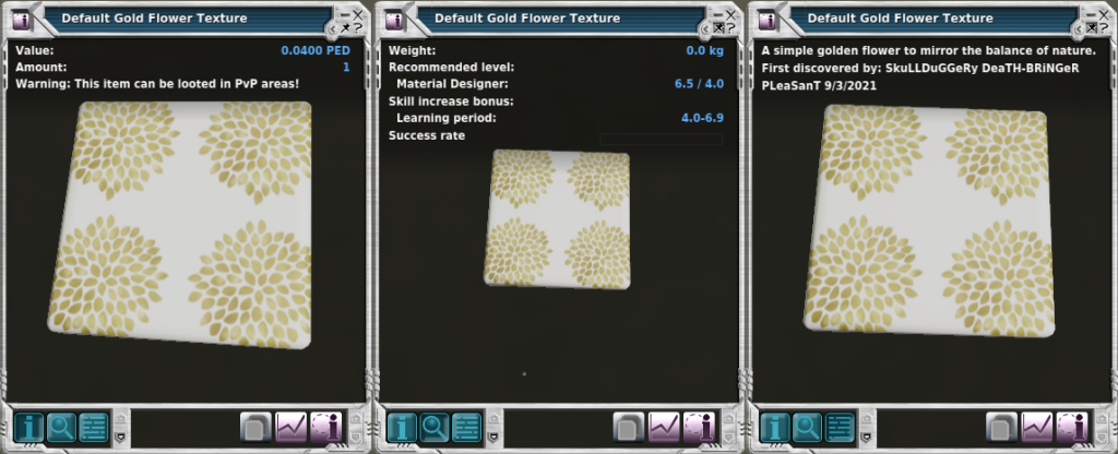 Gold Flower Texture .png
