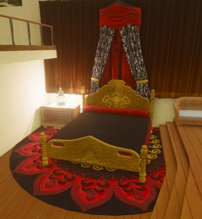 red and black queen bed.jpg